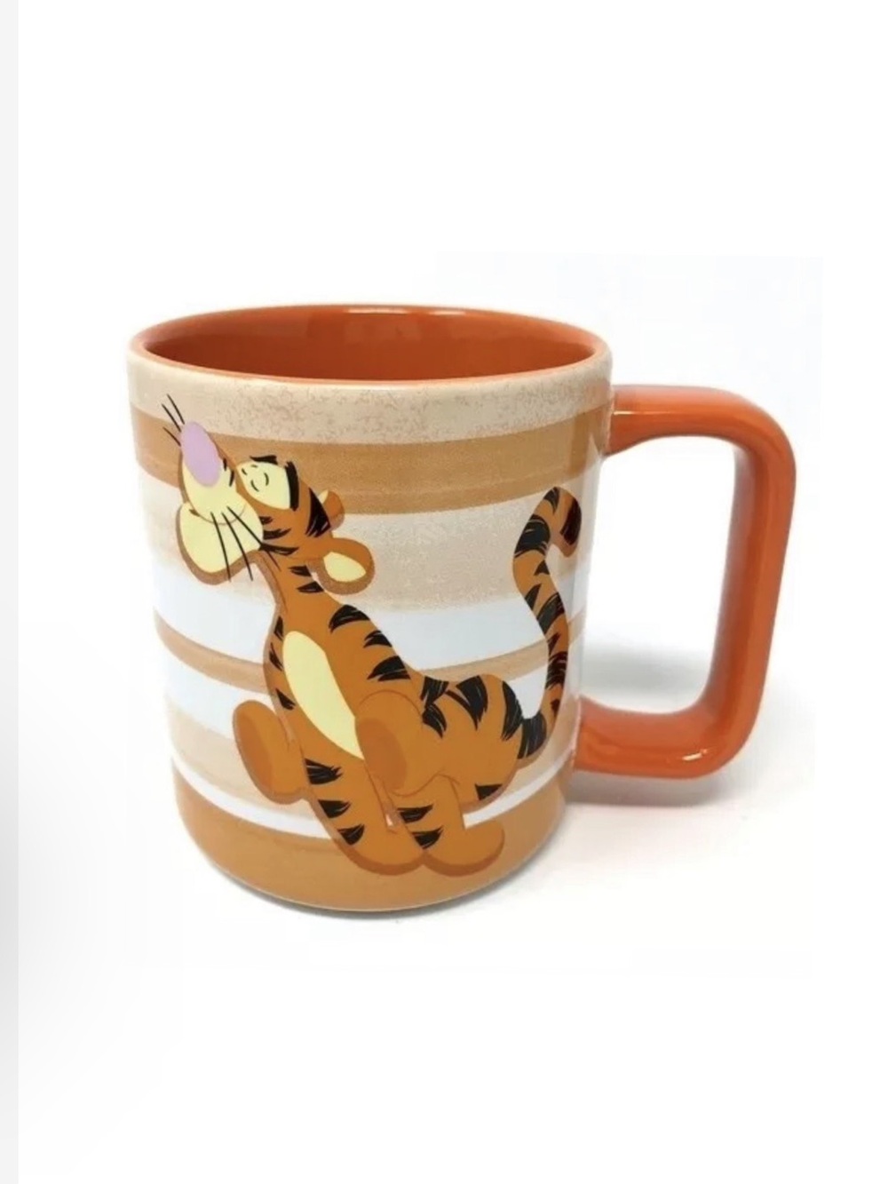 Disney Tigger Mug Winnie the Pooh Cartoon Collectible Ceramic Mug Orange White